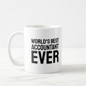 Der weltbeste Buchhalter aller Zeiten | Funny Kaffeetasse (Links)