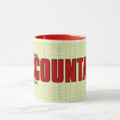 Der weltbeste Buchhalter mit mehr und mehr Namen Tasse (Zentrum)