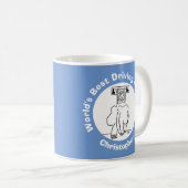 Der weltbeste Cartoon für den Autofahrer Kaffeetasse (VorderseiteRechts)