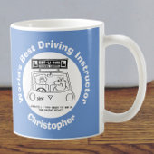 Der weltbeste Cartoon für den Autofahrer Kaffeetasse