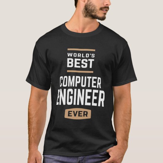 Der weltbeste Computeringenieur aller Zeiten T-Shirt (Vorderseite)