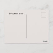 Der weltbeste Cookie-Bäcker fügt Text hinzu Postkarte (Rückseite)