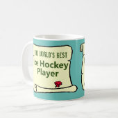 Der weltbeste Eishockeyspieler. Kaffeetasse (Vorderseite Links)