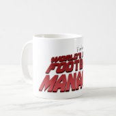 Der weltbeste Fantasy Football Manager Kaffeetasse (Vorderseite Links)