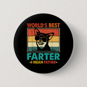 Der weltbeste Farter-I-Gemeine Vatertag Button