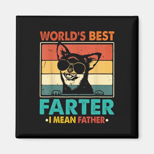 Der weltbeste Farter-I-Gemeine Vatertag Magnet (Vorne)