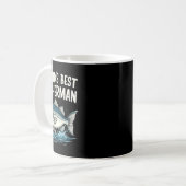 Der weltbeste Fischereienthusiast Kaffeetasse (Vorderseite Links)