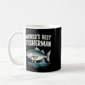 Der weltbeste Fischereienthusiast Kaffeetasse (Links)