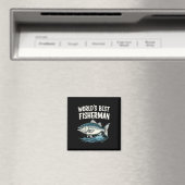 Der weltbeste Fischereienthusiast Magnet (In Situ (Geschirrspüler))