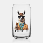 Der weltbeste funktionelle Onkel-Lama Dosenglas (Vorderseite)