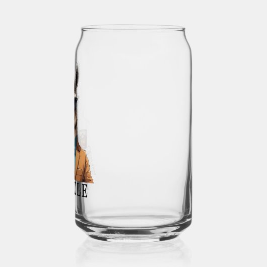 Der weltbeste funktionelle Onkel-Lama Dosenglas (Links)