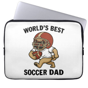 Der weltbeste Fußball-Vater - Mops Laptopschutzhülle