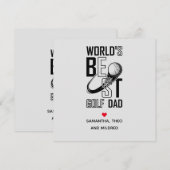 Der weltbeste Golf Vater - Funny & Thoughtful Gift (Vorne/Hinten)
