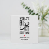 Der weltbeste Golf Vater - Funny & Thoughtful Gift (Stehend Vorderseite)