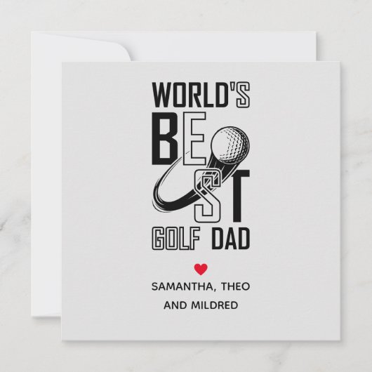 Der weltbeste Golf Vater - Funny & Thoughtful Gift (Vorderseite)