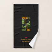 Der weltbeste Golf Vater - Funny & Thoughtful Gift Badhandtuch Set (Handtuch)