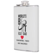 Der weltbeste Golf Vater - Funny & Thoughtful Gift Flachmann (Links)