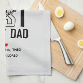 Der weltbeste Golf Vater - Funny & Thoughtful Gift Geschirrtuch (Viertel Falte)
