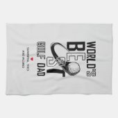 Der weltbeste Golf Vater - Funny & Thoughtful Gift Geschirrtuch (Horizontal)