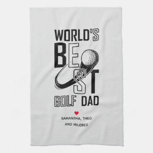 Der weltbeste Golf Vater - Funny & Thoughtful Gift Geschirrtuch