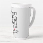 Der weltbeste Golf Vater - Funny & Thoughtful Gift Milchtasse (Rechte Ecke)