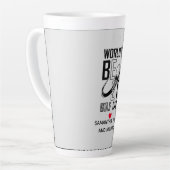 Der weltbeste Golf Vater - Funny & Thoughtful Gift Milchtasse (Linke Ecke)