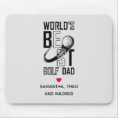 Der weltbeste Golf Vater - Funny & Thoughtful Gift Mousepad (Vorne)