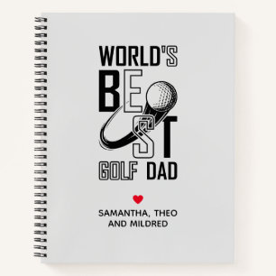 Der weltbeste Golf Vater - Funny & Thoughtful Gift Notizblock