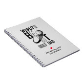 Der weltbeste Golf Vater - Funny & Thoughtful Gift Notizblock (Rechte Seite)