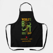 Der weltbeste Golf Vater - Funny & Thoughtful Gift Schürze (Vorderseite)