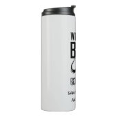 Der weltbeste Golf Vater - Funny & Thoughtful Gift Thermosbecher (Nach links gedreht)