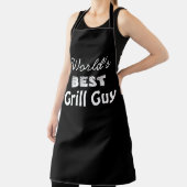Der weltbeste Grill-Typ zitiert Black Men's Long Schürze (InSitu)