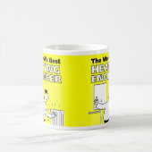 Der weltbeste Heizungsingenieur Kaffeetasse (Mittel)