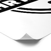 Der weltbeste HR-Manager Poster (Ecke)