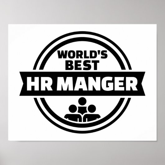 Der weltbeste HR-Manager Poster (Vorne)