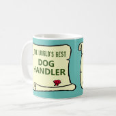 Der weltbeste Hundeschalter. Kaffeetasse (Vorderseite Links)