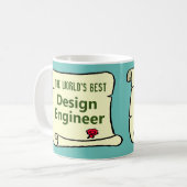 Der weltbeste Konstrukteur. Kaffeetasse (Vorderseite Links)
