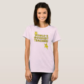 Der weltbeste Lehrer Funny T - Shirt (Vorne ganz)