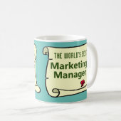 Der weltbeste Marketing-Manager. Kaffeetasse (VorderseiteRechts)