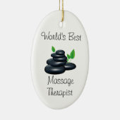 Der weltbeste Massagetherapeut Keramikornament (Rechts)