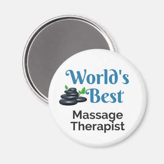 Der weltbeste Massagetherapeut Magnet (Vorderseite/Rückseite)