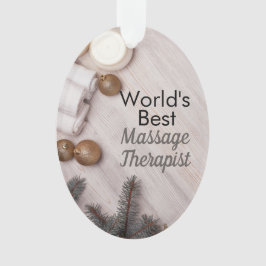 Der weltbeste Massagetherapeut Ornament
