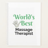 Der weltbeste Massagetherapeut Planer (Vorderseite)