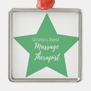 Der weltbeste Massagetherapeut Silbernes Ornament
