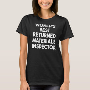 Der weltbeste Materialinspektor T-Shirt