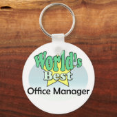 Der weltbeste Office Manager Schlüsselanhänger (Vorderseite)