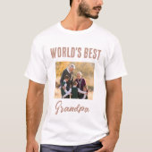 Der weltbeste Opa-Foto-T - Shirt (Vorderseite)