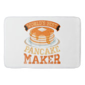 Der weltbeste Pancake Maker - Funny Pancake Maker Badematte (Vorderseite)