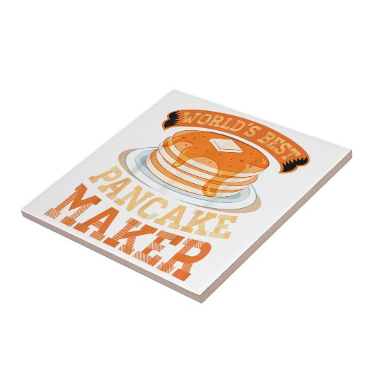 Der weltbeste Pancake Maker - Funny Pancake Maker Fliese (Seite)