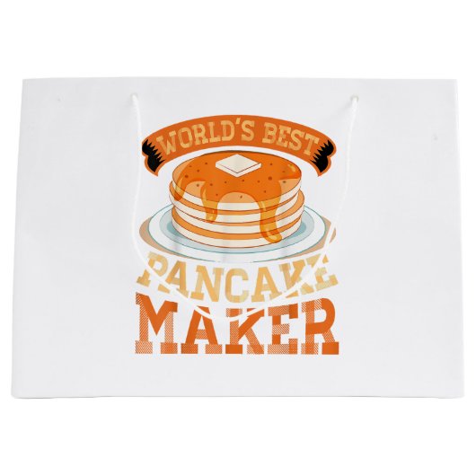 Der weltbeste Pancake Maker - Funny Pancake Maker Große Geschenktüte (Vorderseite)